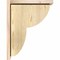 Ekena Millwork Crestline Rough Sawn Corbel w/Backplate, Douglas Fir, 8"W x 14"D x 18"H COR08X14X18CRE01RDF - alternate 4